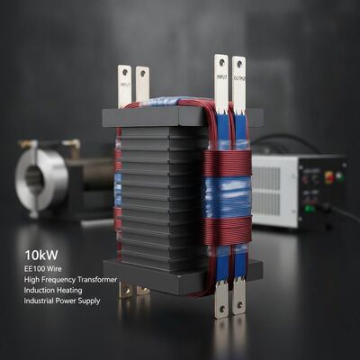 Buy 10kW High Frequency Transformer with Litz Wire Windings and EE100 Core for Industrial Power Supply online manufacture